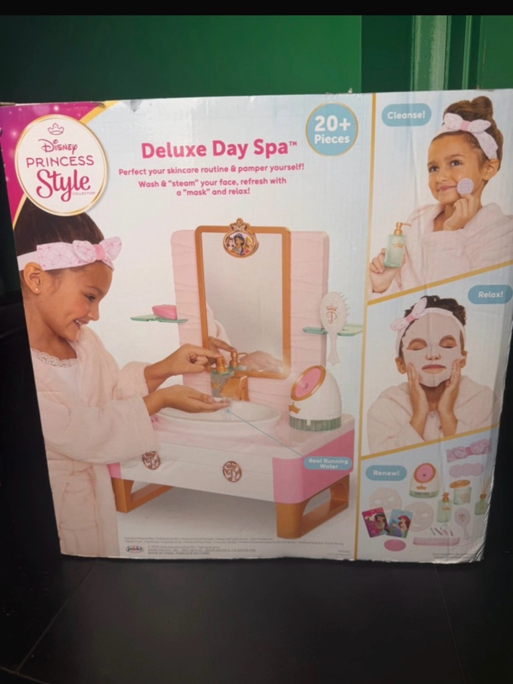 Disney Princess Style Deluxe Day Spa Toy - Pink & Gold